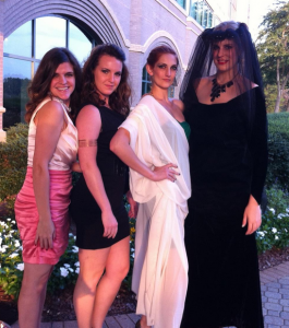 Costumes outside